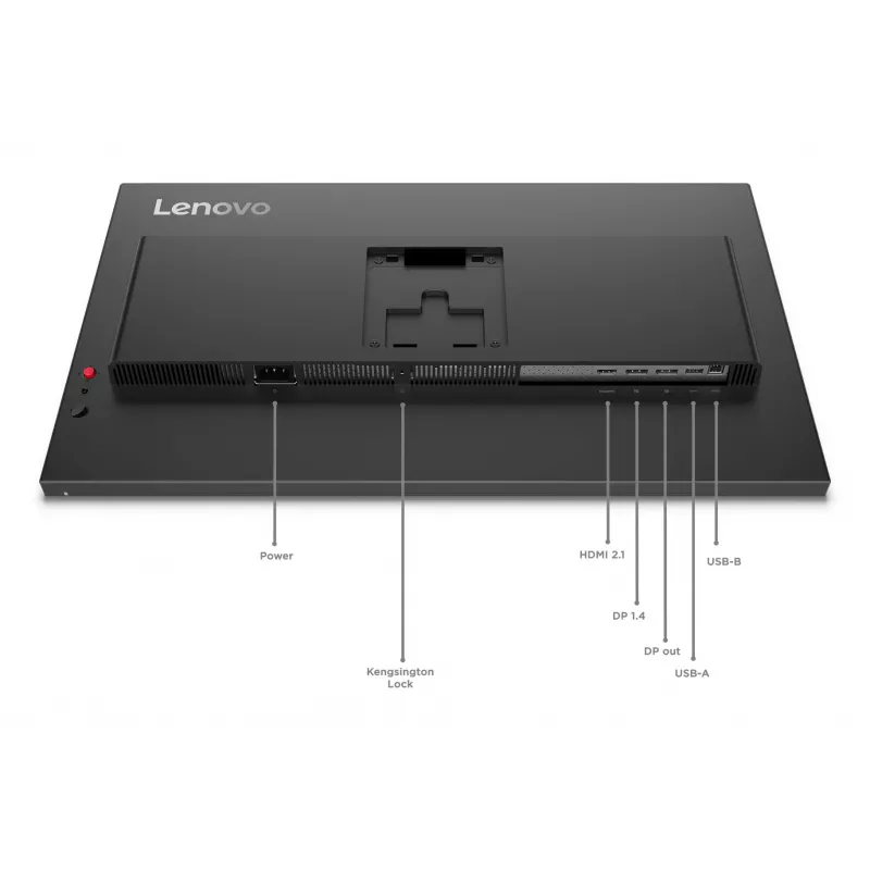 Monitor Lenovo ThinkVision P27Q-40, 68,6 cm (27 polegadas), 2560 x 1440 píxeis, Quad HD, LED, 6 ms, preto