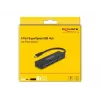 Hub USB 3.2 Gen 1 Type-C DeLOCK 64170 5000 Mbit/s preto