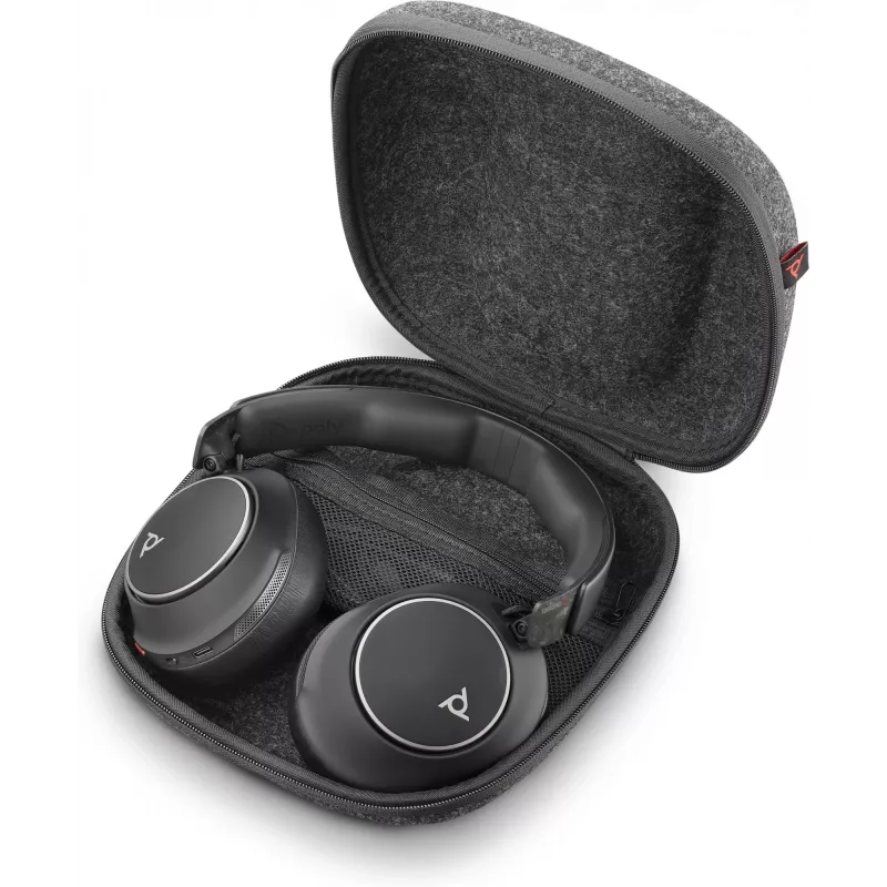 Capa para HP Voyager Surround 80/85 UC — capa macia, preto