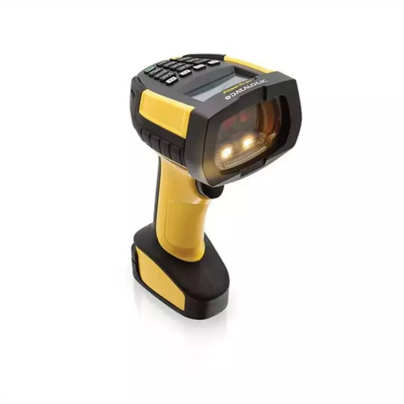 Leitor de códigos de barras manual Datalogic PM9600-DKHP433RB 1D/2D laser preto amarelo