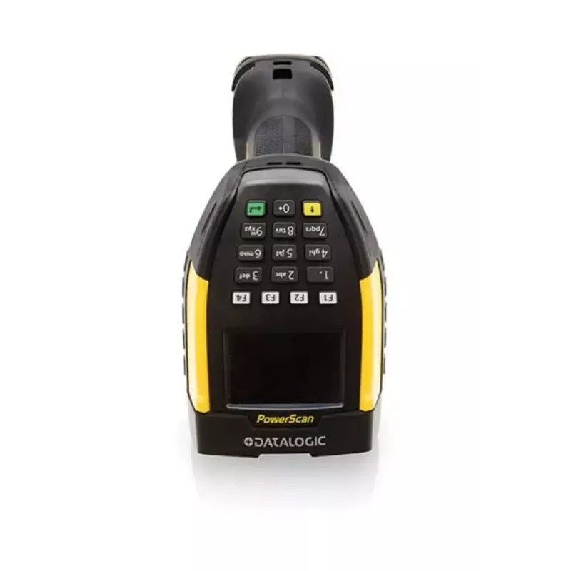 Leitor de códigos de barras manual Datalogic PM9600-DKHP433RB 1D/2D laser preto amarelo