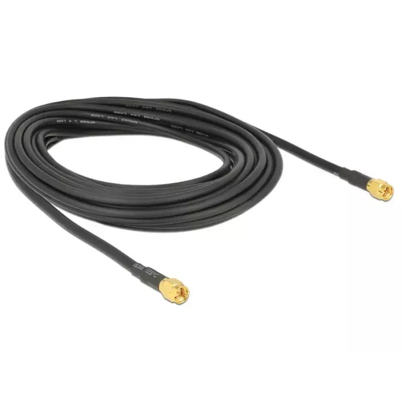 Cabo coaxial DeLOCK 88893 LMR195 10 m SMA preto