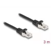 Cabo Delock RJ50 macho para RJ50 macho S/FTP 3 m preto