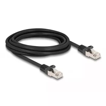 Cabo Delock RJ50 macho para RJ50 macho S/FTP 3 m preto