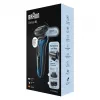 Máquina de barbear Braun Series 6 61-B1500s com aparador azul