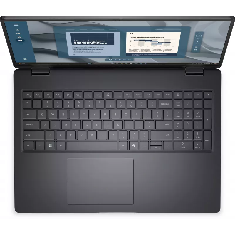 Portátil DELL Pro 16 PC16255 AMD Ryzen™ 5 220 40,6 cm (16 polegadas) Full HD+ 16 GB DDR5-SDRAM 512 GB SSD Wi-Fi 6E (802.11ax) Windows 11 Pro alemão preto