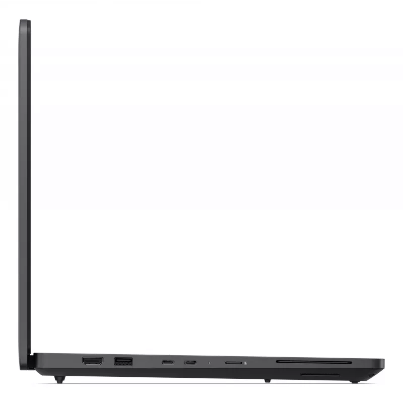 Estação de trabalho móvel DELL Pro Max 16 MC16250 Intel Core Ultra 7 265H 40,6 cm (16 polegadas) Full HD+ 32 GB DDR5-SDRAM 1 TB SSD NVIDIA RTX PRO 500 Blackwell Wi-Fi 7 (802.11be) Windows 11 Pro alemão preto