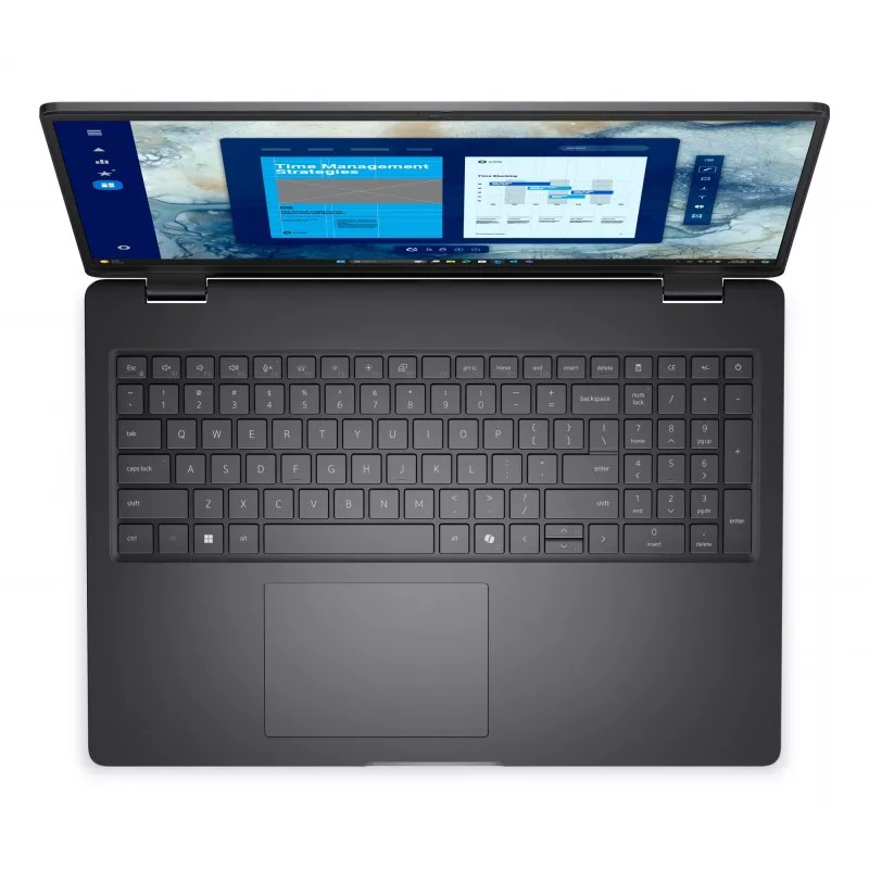 Portátil DELL Pro 16 PC16250 Intel Core Ultra 5 225U 40,6 cm (16 polegadas) Full HD+ 16 GB DDR5-SDRAM 512 GB SSD Wi-Fi 6E (802.11ax) Windows 11 Pro alemão preto