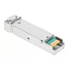 Módulo transceptor ótico SFP bidirecional Intellinet Gigabit Fiber WDM 1000Base-BX-D (LC) porta monomodo, 120 km, BiDi WDM (RX1490/TX1550), compatível com MSA para máxima compatibilidade, prateado
