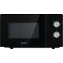 Micro-ondas com grelhador Gorenje MO20E2BH preto de bancada 20 L 800 W