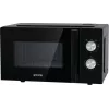 Micro-ondas com grelhador Gorenje MO20E2BH preto de bancada 20 L 800 W