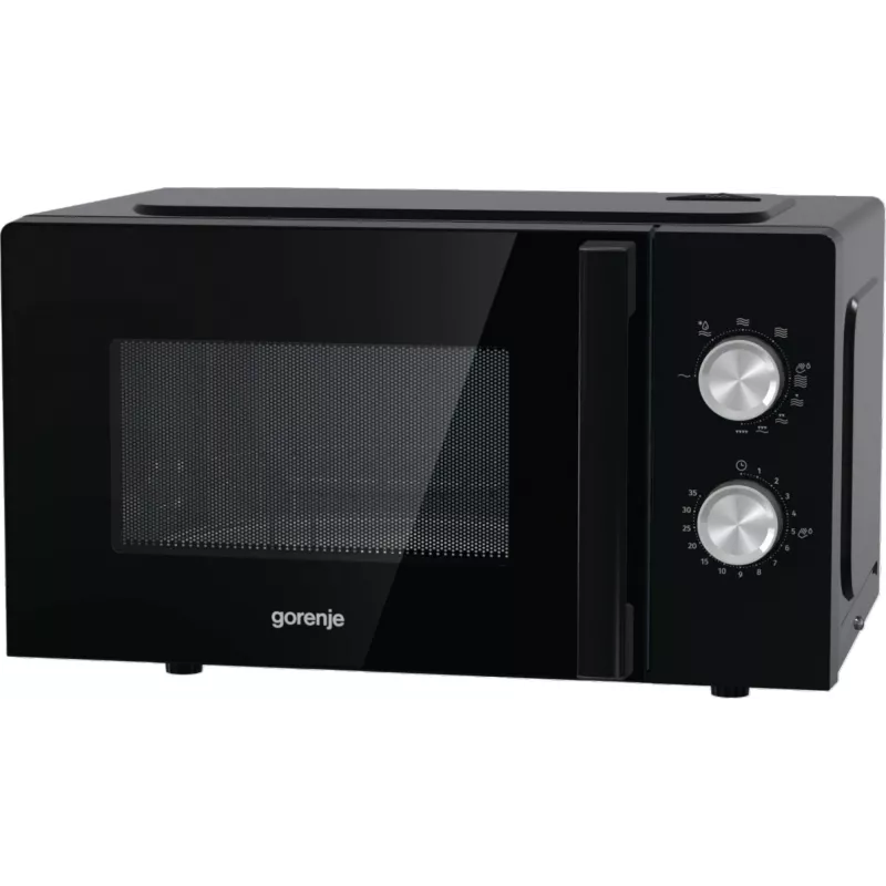 Micro-ondas com grelhador Gorenje MO20E2BH preto de bancada 20 L 800 W
