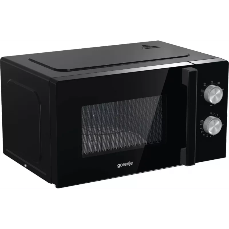 Micro-ondas com grelhador Gorenje MO20E2BH preto de bancada 20 L 800 W