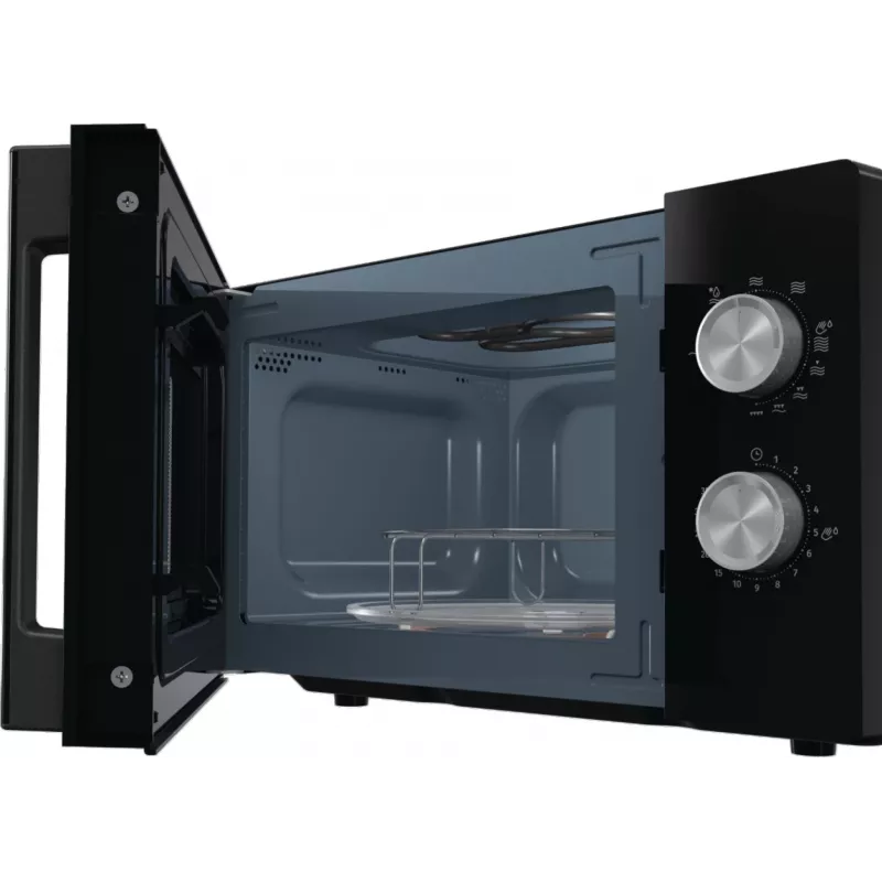 Micro-ondas com grelhador Gorenje MO20E2BH preto de bancada 20 L 800 W
