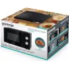 Micro-ondas com grelhador Gorenje MO20E2BH preto de bancada 20 L 800 W