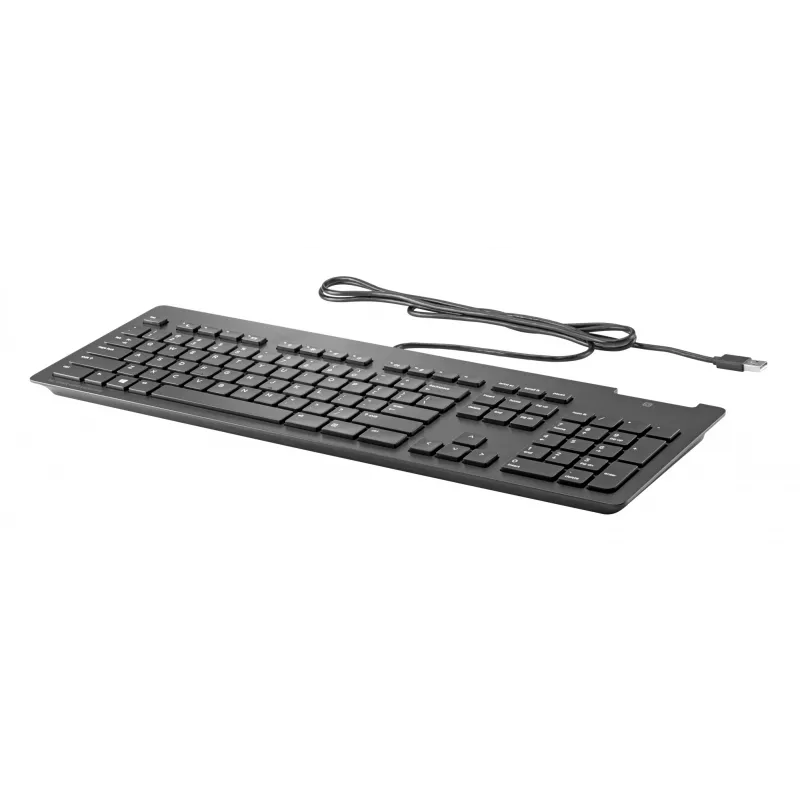 HP Business Slim v2 Smart Card teclado USB, QWERTZ suíço, preto