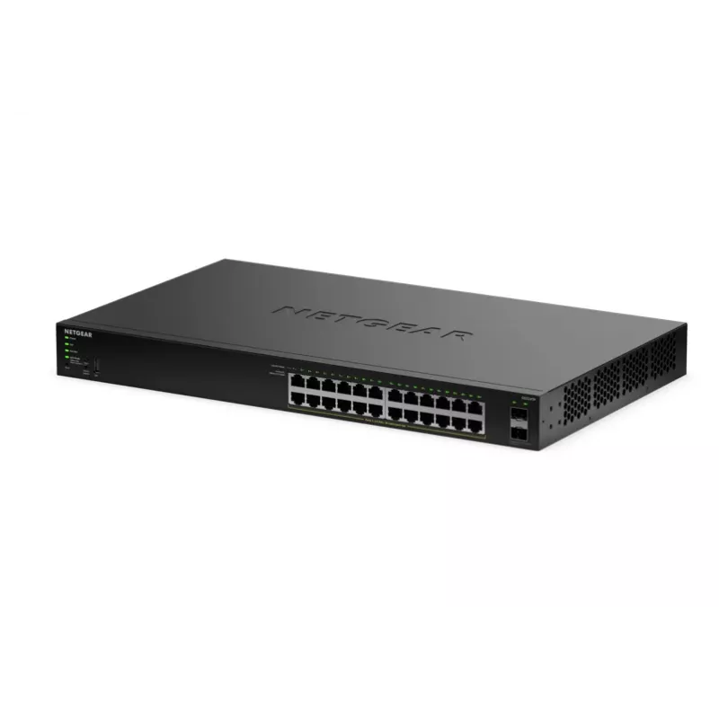 NETGEAR GS324TPv2 Managed L2/L3 Gigabit Ethernet (10/100/1000) Power over Ethernet (PoE) 1U preto
