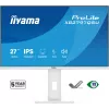 Monitor LED 27 polegadas IIYAMA ProLite XB2797QSU-W1 IPS Quad HD (2560x1440), ângulo de visão de 178°, hub USB 3.2, altifalantes, VESA, altura ajustável, branco