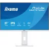 Monitor LED 27 polegadas IIYAMA ProLite XB2797QSU-W1 IPS Quad HD (2560x1440), ângulo de visão de 178°, hub USB 3.2, altifalantes, VESA, altura ajustável, branco