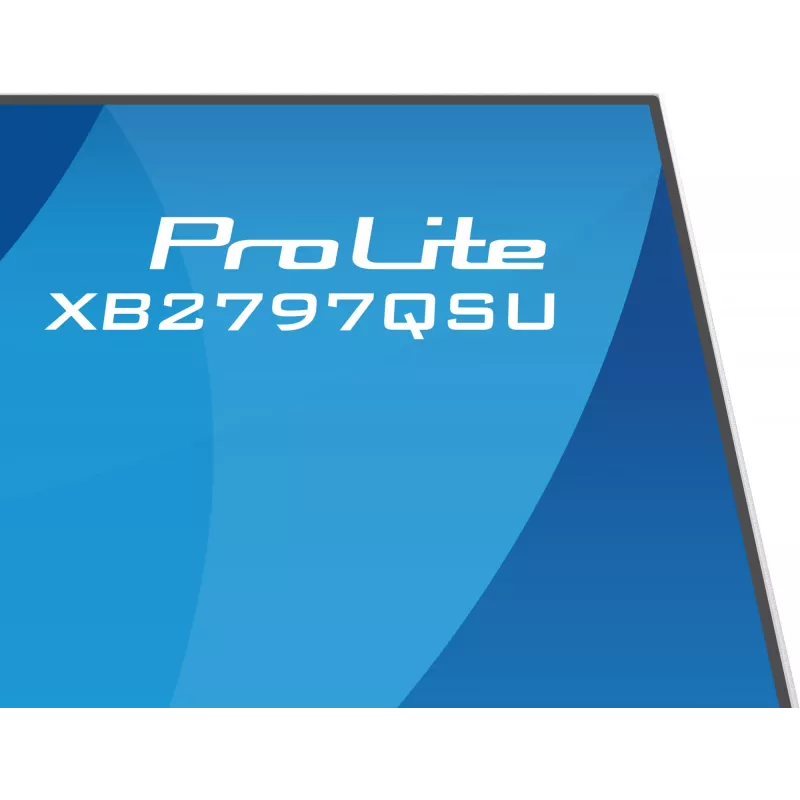 Monitor LED 27 polegadas IIYAMA ProLite XB2797QSU-W1 IPS Quad HD (2560x1440), ângulo de visão de 178°, hub USB 3.2, altifalantes, VESA, altura ajustável, branco