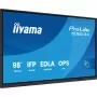 Ecrã plano interativo IIYAMA TE9813A-B2AG 97,5 polegadas (2,48 m) 4K Ultra HD 500 cd/m² Wi‑Fi Android 24/7 preto