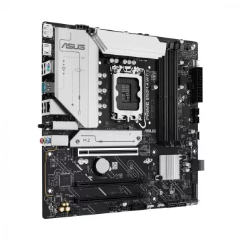 Placa-mãe ASUS PRIME B760M-A WIFI II, micro ATX, Intel B760, LGA 1700, DDR5, 4 slots DIMM, até 256 GB, Wi-Fi 6E, Ethernet 2,5Gb