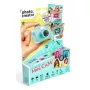 Máquina fotográfica instantânea Canal Toys Photo Creator CLK 058 — Turquesa, MicroSD, LCD 0,96