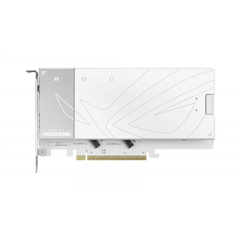 Placa-mãe ASUS ROG CROSSHAIR X870E GLACIAL — AMD X870E, Socket AM5, E-ATX, DDR5, até 256 GB, Wi‑Fi 7, Ethernet 10Gb
