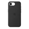 Capa de silicone com MagSafe para Apple iPhone 17e — Preto, silicone e microfibra, 6,1