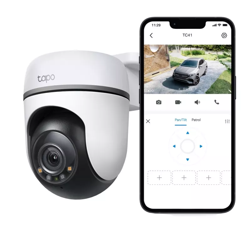 Câmara de vigilância IP esférica TP-Link Tapo TC41 V2 Interior e exterior 2304 x 1296 píxeis Teto/Parede/Poste