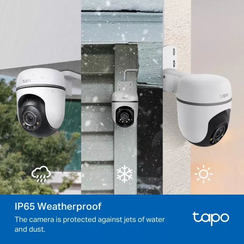 Câmara de vigilância IP esférica TP-Link Tapo TC41 V2 Interior e exterior 2304 x 1296 píxeis Teto/Parede/Poste