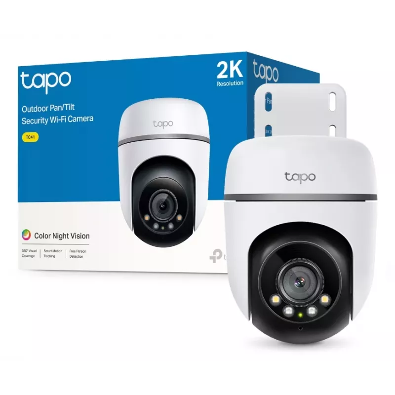 Câmara de vigilância IP esférica TP-Link Tapo TC41 V2 Interior e exterior 2304 x 1296 píxeis Teto/Parede/Poste