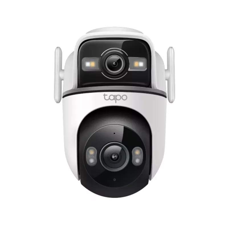 Câmara de vigilância IP dome TP-Link Tapo TC47 – 2304×1296, objetiva 6 mm, 360° horizontal, interior/exterior, montagem no teto, com fios e Wi‑Fi