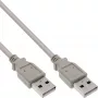 Cabo USB 2.0 Type-A macho/macho bege 2 m InLine 34318H