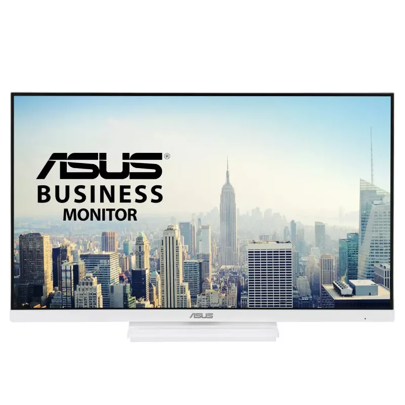 Monitor LCD ASUS VA279QGS-W de 27 polegadas, 1920x1080 Full HD, IPS, 1 ms, 350 cd/m², hub USB 3.2, altifalantes, VESA, altura ajustável, branco