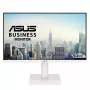 Monitor LCD ASUS VA279QGS-W de 27 polegadas, 1920x1080 Full HD, IPS, 1 ms, 350 cd/m², hub USB 3.2, altifalantes, VESA, altura ajustável, branco