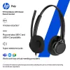 Headset estéreo com fios HP Poly Mission 425 Classic USB, over-ear, 126 g