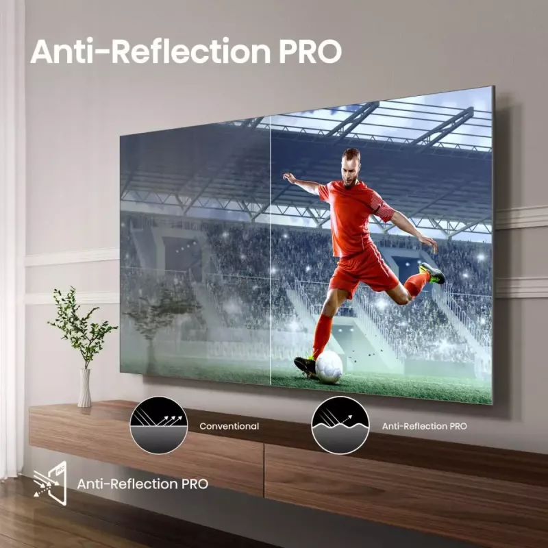 TV Hisense 100U8Q 100 polegadas (253 cm) Smart TV 4K ULED Mini LED, VIDAA, Wi-Fi, DVB-T2/C/S2, preto/cinzento