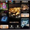 TV Hisense 100U8Q 100 polegadas (253 cm) Smart TV 4K ULED Mini LED, VIDAA, Wi-Fi, DVB-T2/C/S2, preto/cinzento