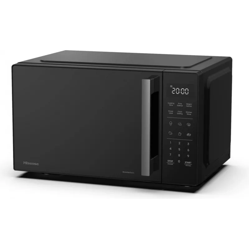 Micro-ondas Hisense H23MOBS4HI preto solo de bancada 23 L 900 W