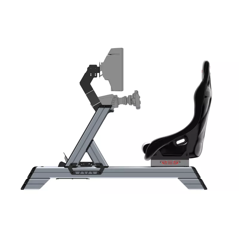 Res-Tech SMART COCKPIT + GT SITZ (BUNDLE), cockpit de corrida, preto, cinzento, acrilonitrilo-butadieno-estireno (ABS), alumínio, 52 kg, Itália