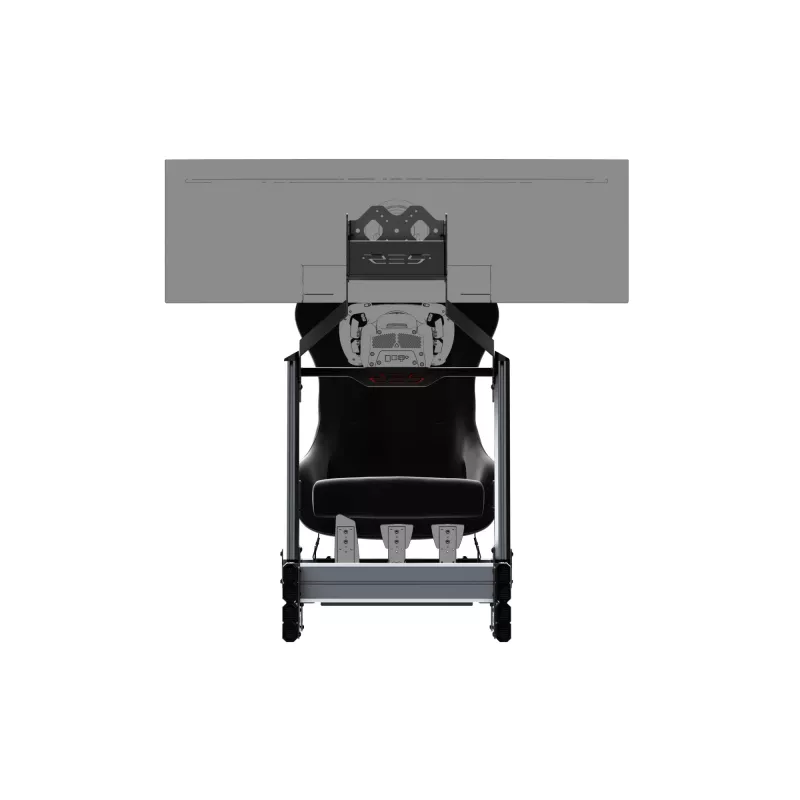 Res-Tech SMART COCKPIT + GT SITZ (BUNDLE), cockpit de corrida, preto, cinzento, acrilonitrilo-butadieno-estireno (ABS), alumínio, 52 kg, Itália