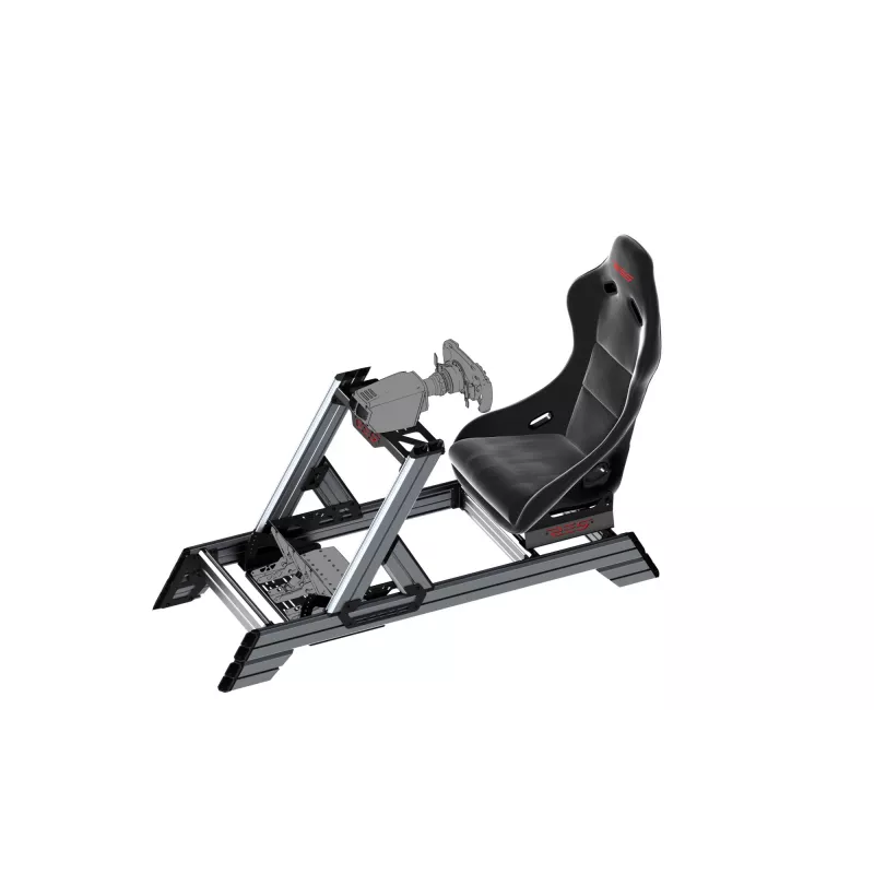 Res-Tech SMART COCKPIT + GT SITZ (BUNDLE), cockpit de corrida, preto, cinzento, acrilonitrilo-butadieno-estireno (ABS), alumínio, 52 kg, Itália