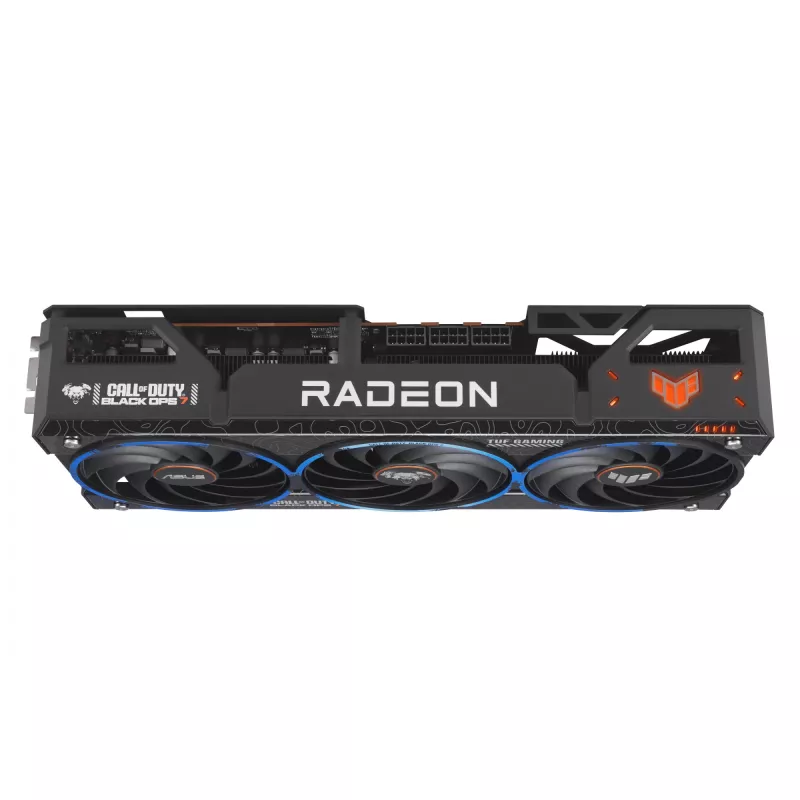 Placa gráfica ASUS TUF Gaming TUF-RX9070XT-O16G-COD-BO7 AMD Radeon RX 9070 XT 16 GB GDDR6, 256 bits, PCIe 5.0, 3 ventoinhas