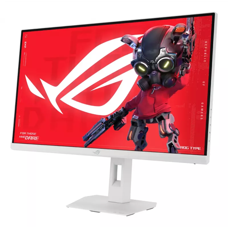 Monitor de computador ASUS ROG Strix XG27ACMES-W 27 polegadas 2560x1440 Fast IPS 1 ms VESA altura ajustável branco