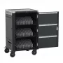 Ewent EW1701 carrinho/armário para dispositivos portáteis armário portátil para dispositivos preto, cinzento