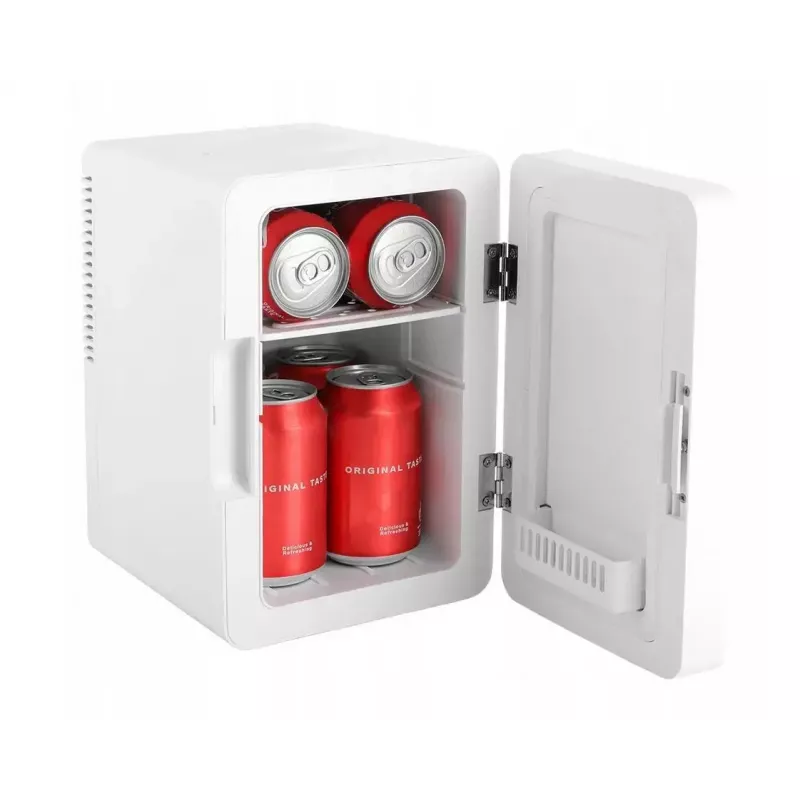 Mini-frigorífico com espelho de maquilhagem LED Elle ESDAF01WHEU 6 L branco