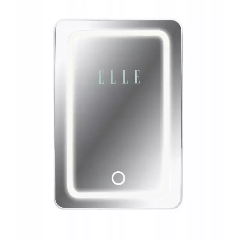Mini-frigorífico com espelho de maquilhagem LED Elle ESDAF01WHEU 6 L branco
