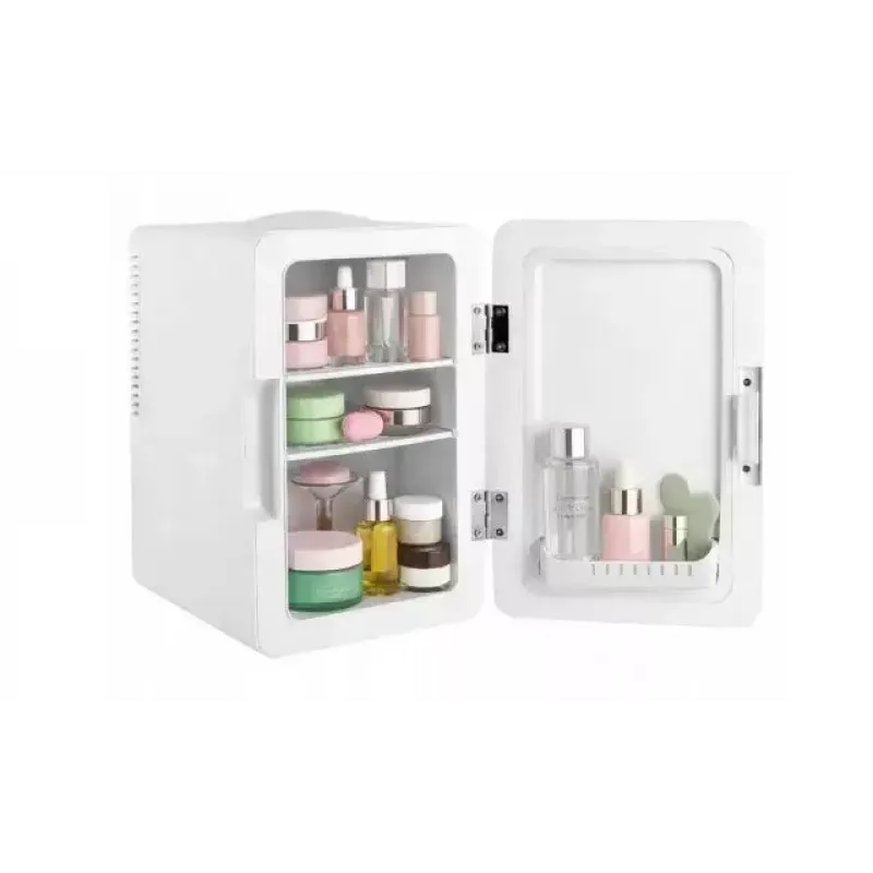 Mini-frigorífico com espelho de maquilhagem LED Elle ESDAF01WHEU 6 L branco