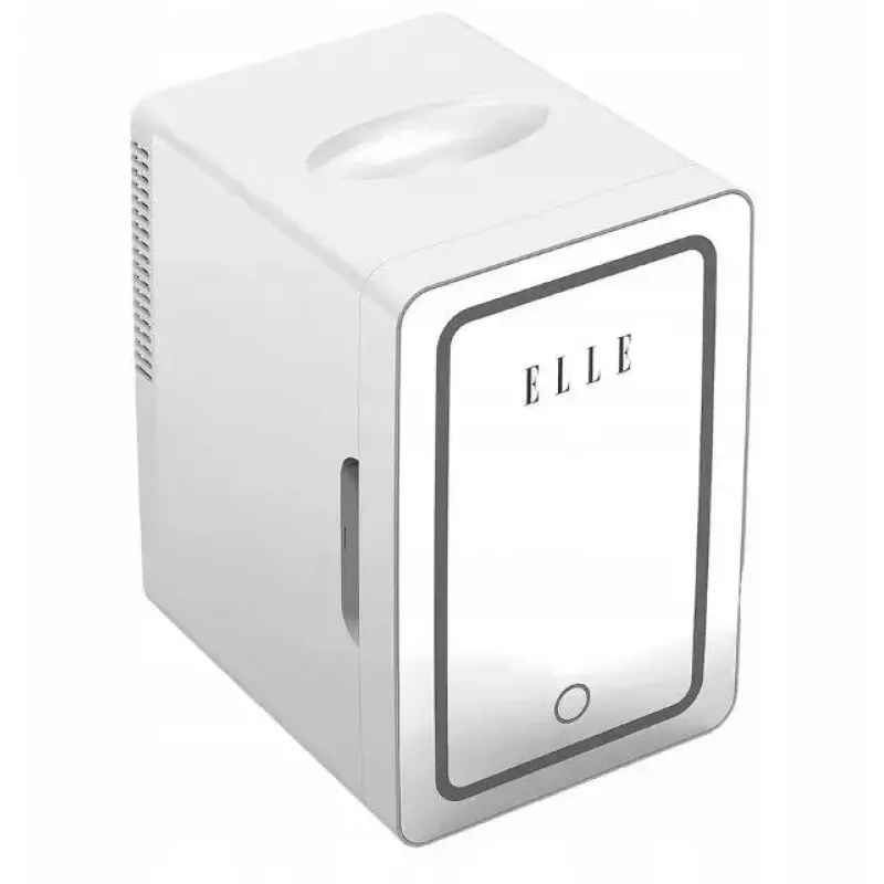 Mini-frigorífico com espelho de maquilhagem LED Elle ESDAF01WHEU 6 L branco